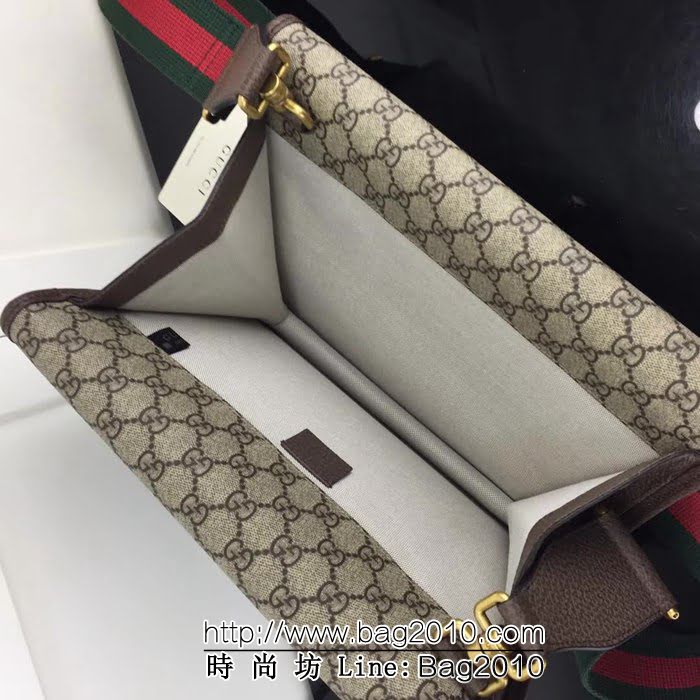 GUCCI古馳原單 新款專櫃品質原單貨實物實拍495654 啡pvc啡皮高仿郵差包 HY1206